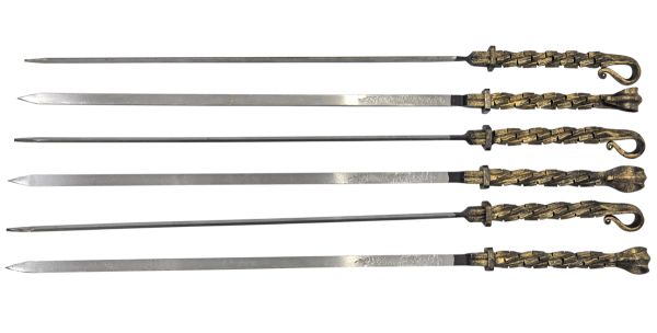 Подарунковий набір шампурів Grand Picnic VIP ковка №1