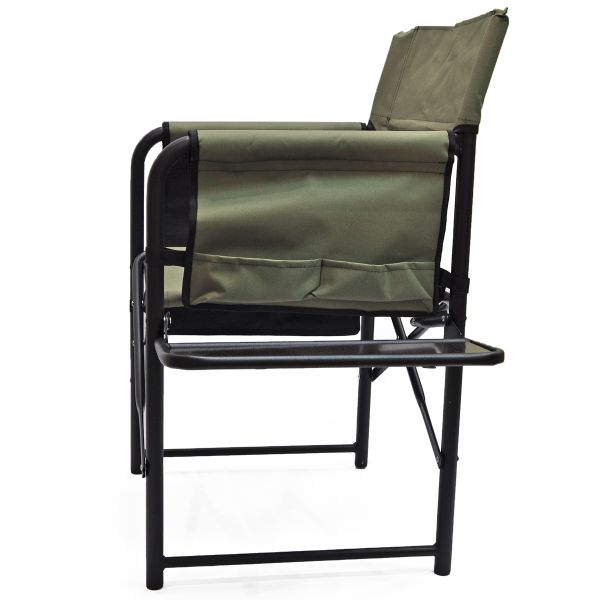 Крісло розкладне Ралф "Режисер" з полицею з дерева - Хакі