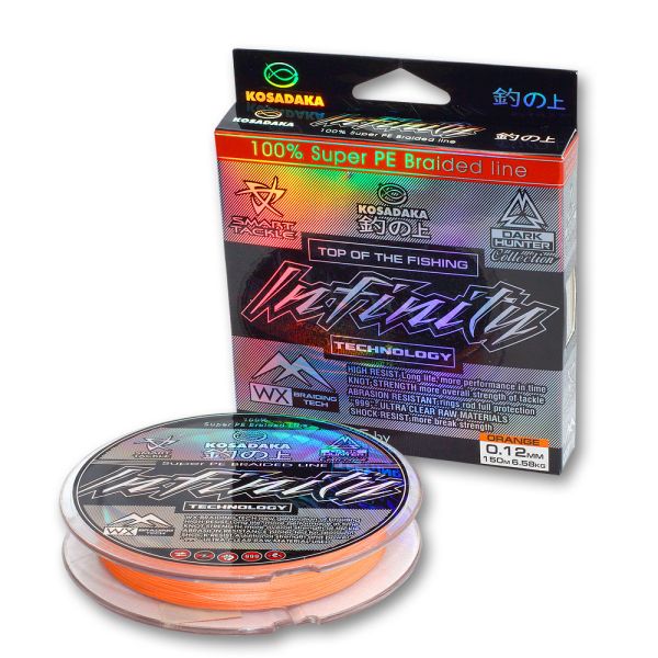 Шнур Kosadaka Infinity - Orange - 150 м