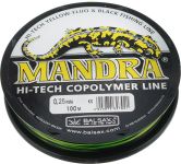 Жилка Balsax Mandra - Флюоресцюючий жовтий і чорний - 100 м x 10 шт (1000 м)