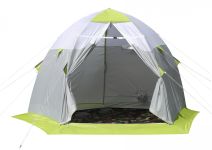 Намет зимовий Лотос «LOTOS 3С» - Склокомпозитний каркас - Зелений