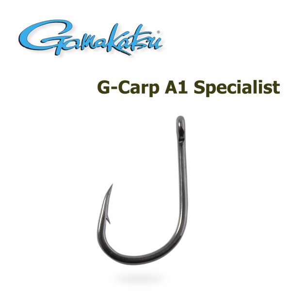 Гачок Gamakatsu A1 G-Carp Specialist - Black - 10 шт/уп