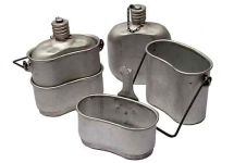 Казанок десантний - комбінований з флягою