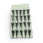 Блешня FRY Конус малий - 4 гачки - Срібло - 20 шт/уп