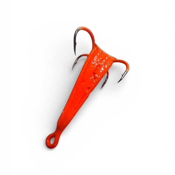Блешня Піраміда FRY - 4 гачки - Помаранчевий - 1 шт.