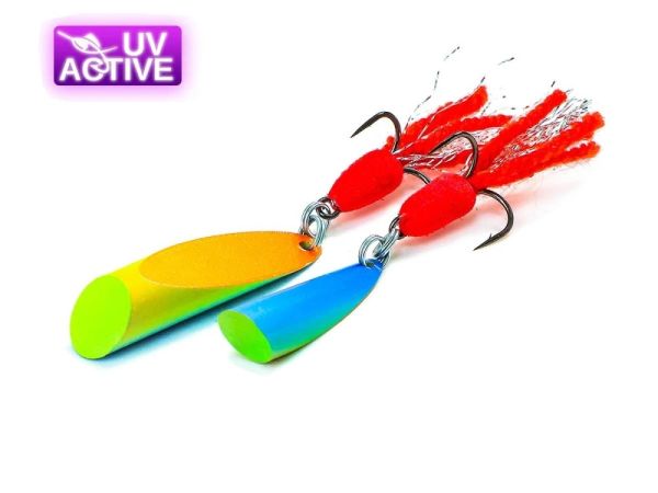Блешня Грушка-Куля Ukraine - 20 г - UV-Activ - ПрофМонтаж - Що вагається - Латунь - 1 шт.
