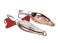 Блешня Spinnex Atom - Акустична, що коливається - З лускою - 14 г - Срібло/Мідь