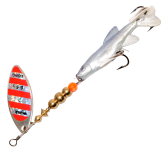 Блешня Wirek Long - З силіконовою рибкою - Обертова - Розмір 2 - 6.5 г - Колір 07