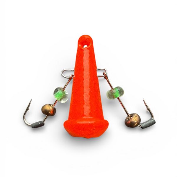 Блешня Яйця FRY Маленькі - Асорті Жовтий + Помаранчевий - 20 шт/уп