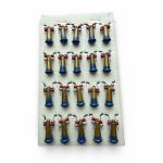 Блешня Яйця FRY Великі - Золото/Синій - 20 шт/уп