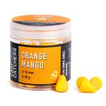 Бойли Carp Catchers - Orange Mango - Fluo Snail Shell Wafters - Плаваючі - Двоколірні