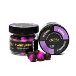 Бойли RPF Баланс TwinTurbo (Бойл+Поп-ап) Ø10 мм - Мотиль+Слива - Двокольорові - Нейтральна плавучість - 30 г