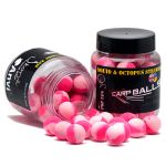 Бойли Carp Balls Anvi Pop Ups - Ø10 мм - Squid Octopus&Strawberry Jam (Кальмар, восьминіг та полуничний джем)