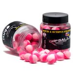 Бойли Carp Balls Anvi Pop Ups - Плаваючі - Ø14 мм - 30 г - Squid&Octopus+Strawberry jam
