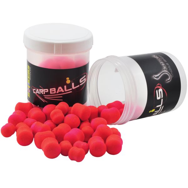 Бойли Carp Balls Hookers Dumbels - Тонучі - Ø10x14 мм - 40 шт/уп - Strawberry