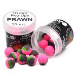 Бойли Carp Balls Pop Ups - Плаваючі - Ø10 мм - 15 шт/уп - Prawn (Креветка)