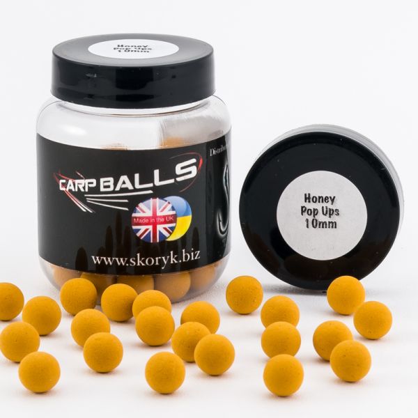 Бойли Carp Balls Pop Ups - 30 г - Плаваючі - Ø10 мм - Honey Yucatan (Мед Юкатан)