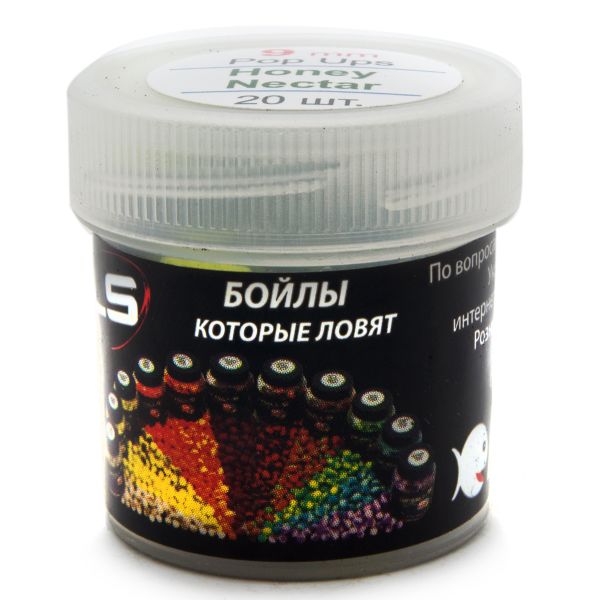 Бойли Carp Balls Pop Ups - Плаваючі - Ø9 мм - 20 шт. - Honey Nectar (Медовий Нектар)