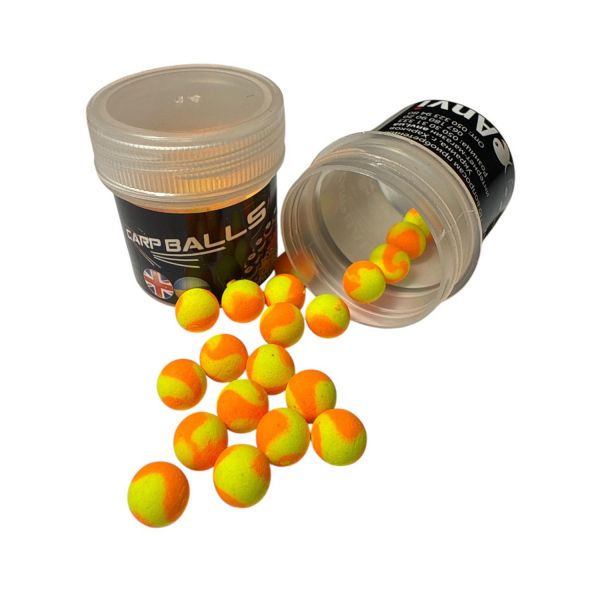 Бойлы Carp Balls Pop Ups - Ø8 мм - 20 шт. - Banana&Scopex (Банан/Скопекс)