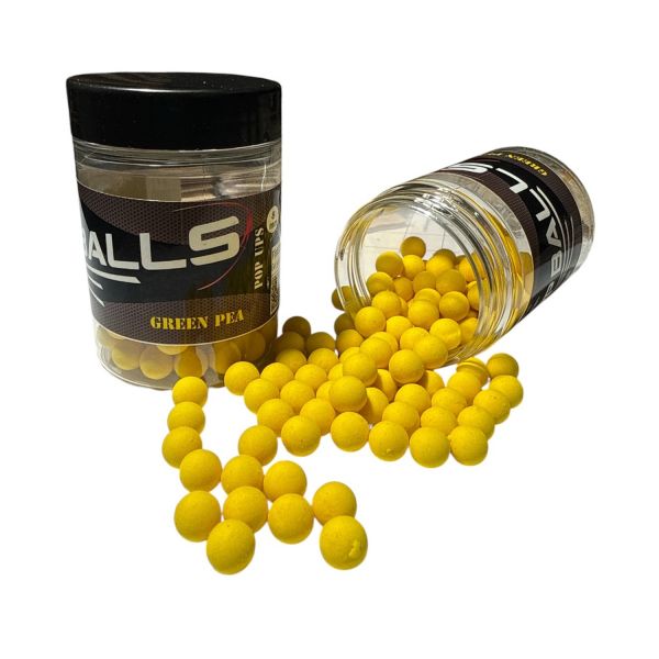 Бойли Carp Balls Pop Ups - Green Pea - Ø8 мм - 30 г - Плаваючі