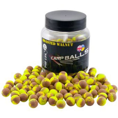 Бойли Carp Balls Pop Ups - Roasted Walnut - Ø9 мм - 30 г - Плаваючі