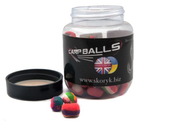 Бойли Carp Balls Wafters - Нейтральна плавучість - Ø10 мм - Wonka White Chocolate (Райдужний білий шоколад)