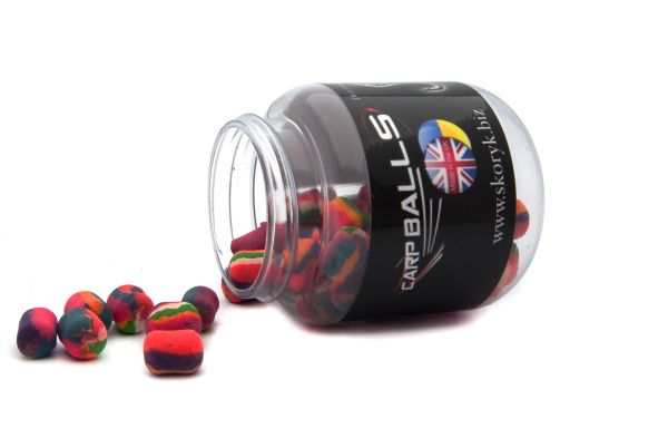 Бойли Carp Balls Wafters - Нейтральна плавучість - Ø10 мм - Wonka White Chocolate (Райдужний білий шоколад)