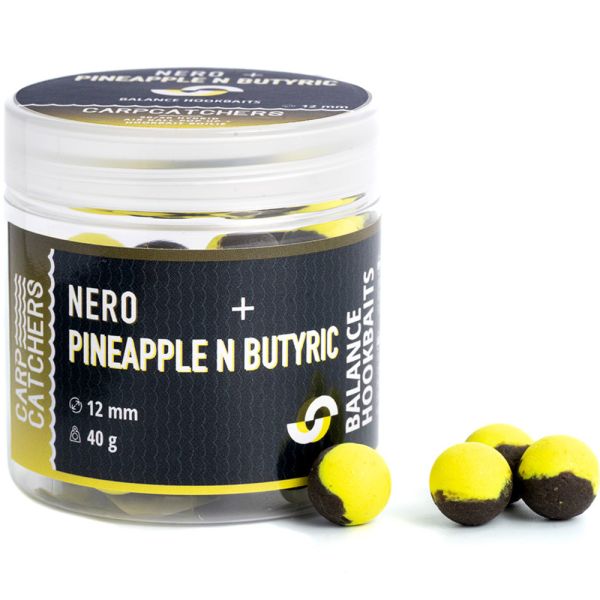 Бойли Carp Catchers Balance Hookbaits - Ø12 мм - NERO&Pineapple N Butyric