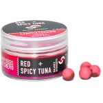 Бойли Carp Catchers Balance Hookbaits - Ø10 мм - Fluoro Pink&Red - Red&Spicy Tuna