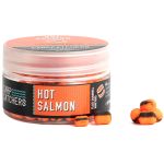 Бойли Carp Catchers - Hot Salmon - Fluo Dumbell Wafters 10*7 та 8*5 мм - Mix - Fluoro Orange & Black stripe - Двоколірні