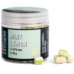Бойли Carp Catchers - Mint Lemon - Fluo Dumbell Wafters 12*9 мм - White & Green stripe - Плаваючі - Двоколірні