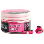 Бойли Carp Catchers - Peppery Squid - Fluo Dumbell Wafters 10*7 та 8*5 мм - Mix - Pink & Black stripe - Двоколірні