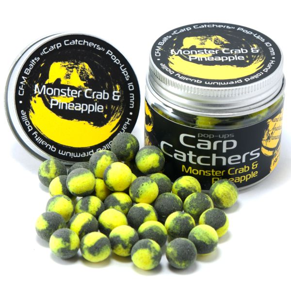 Бойли Carp Catchers Pop Ups - Плаваючі - Ø10 мм - 35 шт/уп - Monster Crab and Pineapple