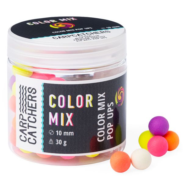 Бойлы Carp Catchers Pop Ups Color Mix - Плавающие - Ø10 мм