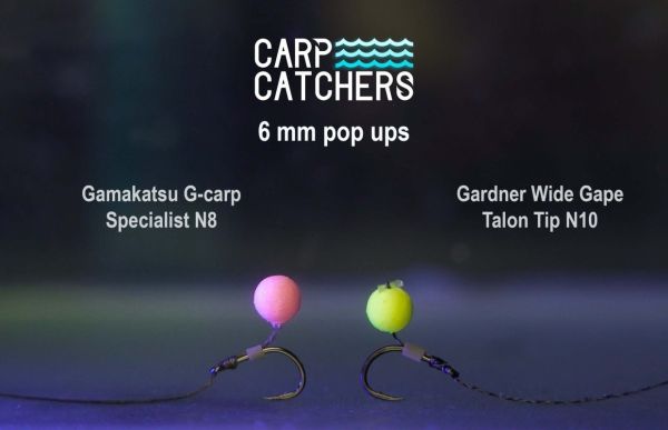 Бойли Carp Catchers Pop Ups Flat Method - Плаваючі - Ø6 мм - Fluoro Yellow - Honey Pineapple
