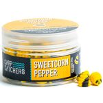 Бойли Carp Catchers - Sweetcorn Pepper - Ø10 мм - Fluo Snail Shell Wafters - Двоколірні