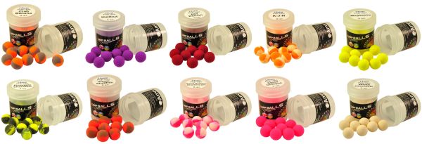 Бойли CarpBalls Anvi Pop Ups - Пробник - 9 шт. - Плаваючі - Ø14 мм - Robin Red&Garlic