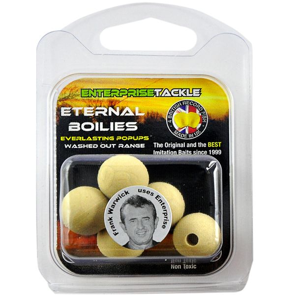 Бойли Enterprise Tackle - Плаваючі - Ø15 мм - 5 шт/уп - Washed Out Beige