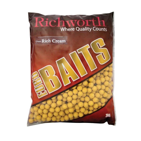 Бойли Richworth Euro Baits - Rich Cream