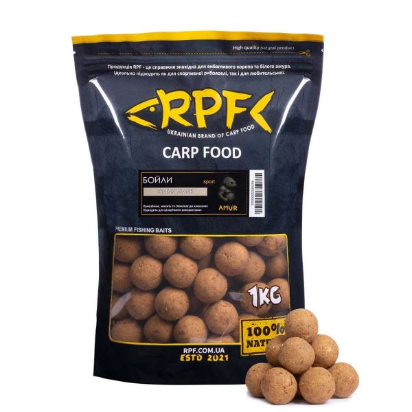 Бойли RPF прикормочні варені Classic - Amur - Ø24 мм - 1 кг