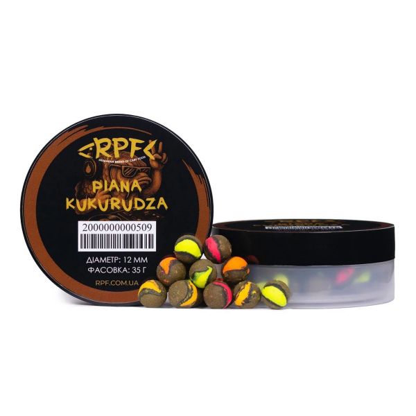 Бойлы RPF Вафтерс - Piana Kukurudza - Ø12 мм - Микс цветов
