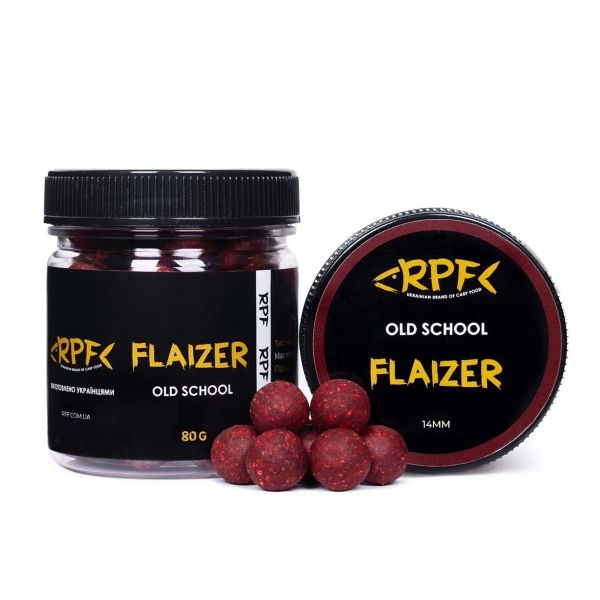 Бойли RPF FLAIZER насадочні Ø14 мм - Old School - Нейтральна плавучість - 80 г