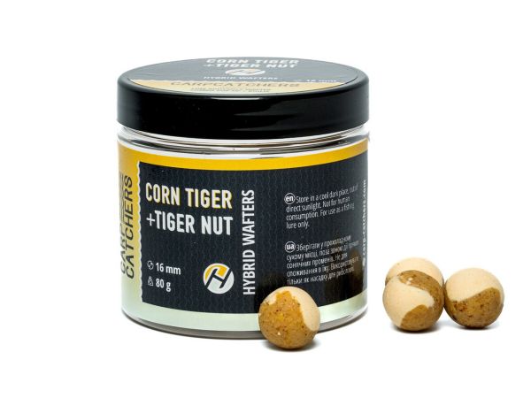 Бойли Carp Catchers Hybrid Wafters - Corn Tiger&Tiger Nut - Ø16 мм