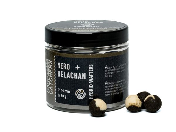 Бойли Carp Catchers Hybrid Wafters - NERO&Belachan - Ø14 мм