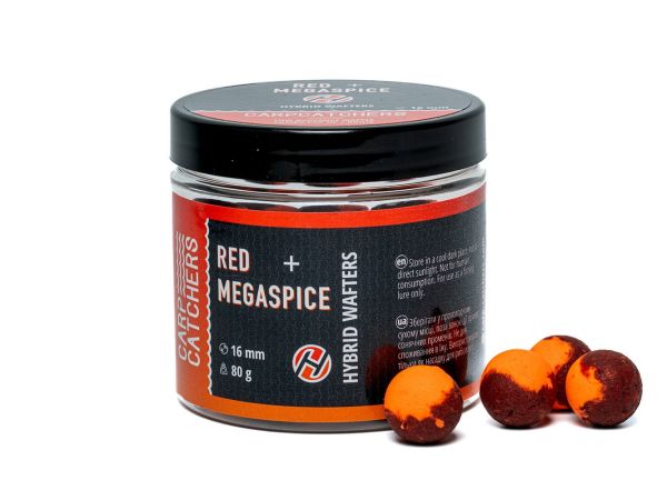 Бойли Carp Catchers Hybrid Wafters - Red&Megaspice - Ø16 мм