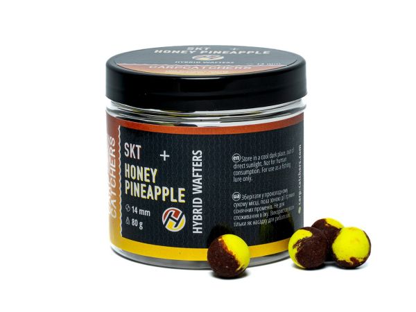 Бойли Carp Catchers Hybrid Wafters - SKT&Honey Pineapple - Ø14 мм