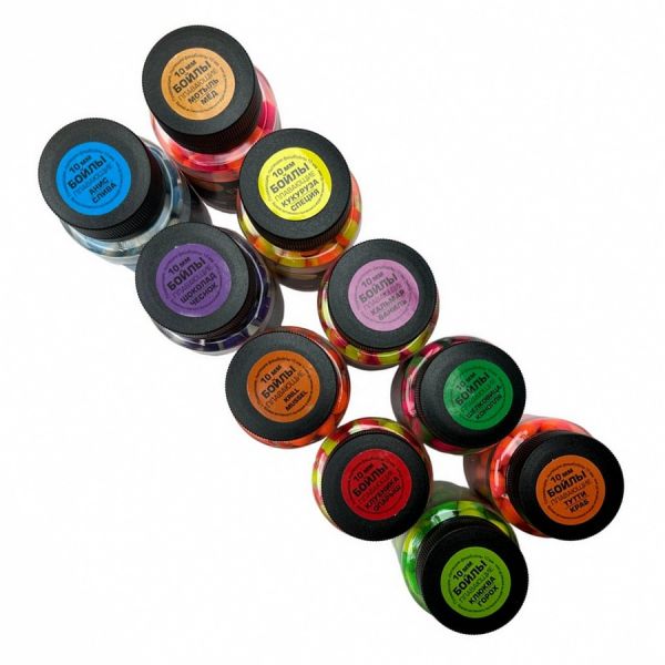 Бойли Dolphin - Плаваючі - Ø10 мм - 40 г - Полуниця/Опариш