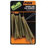 Конус для безпечної кліпси Fox EDGES Power Grip Naked Line Tail Rub - Trans Khaki - 10 шт/уп