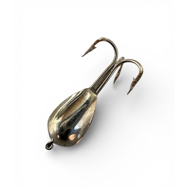 Мормишка Чортик АІР - Паяний - Срібло - 50 шт/уп