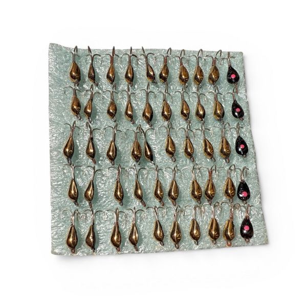 Мормишка Чортик АІР - Паяний - Золото - 50 шт/уп